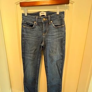 Paige, skinny crop jeans, size 24